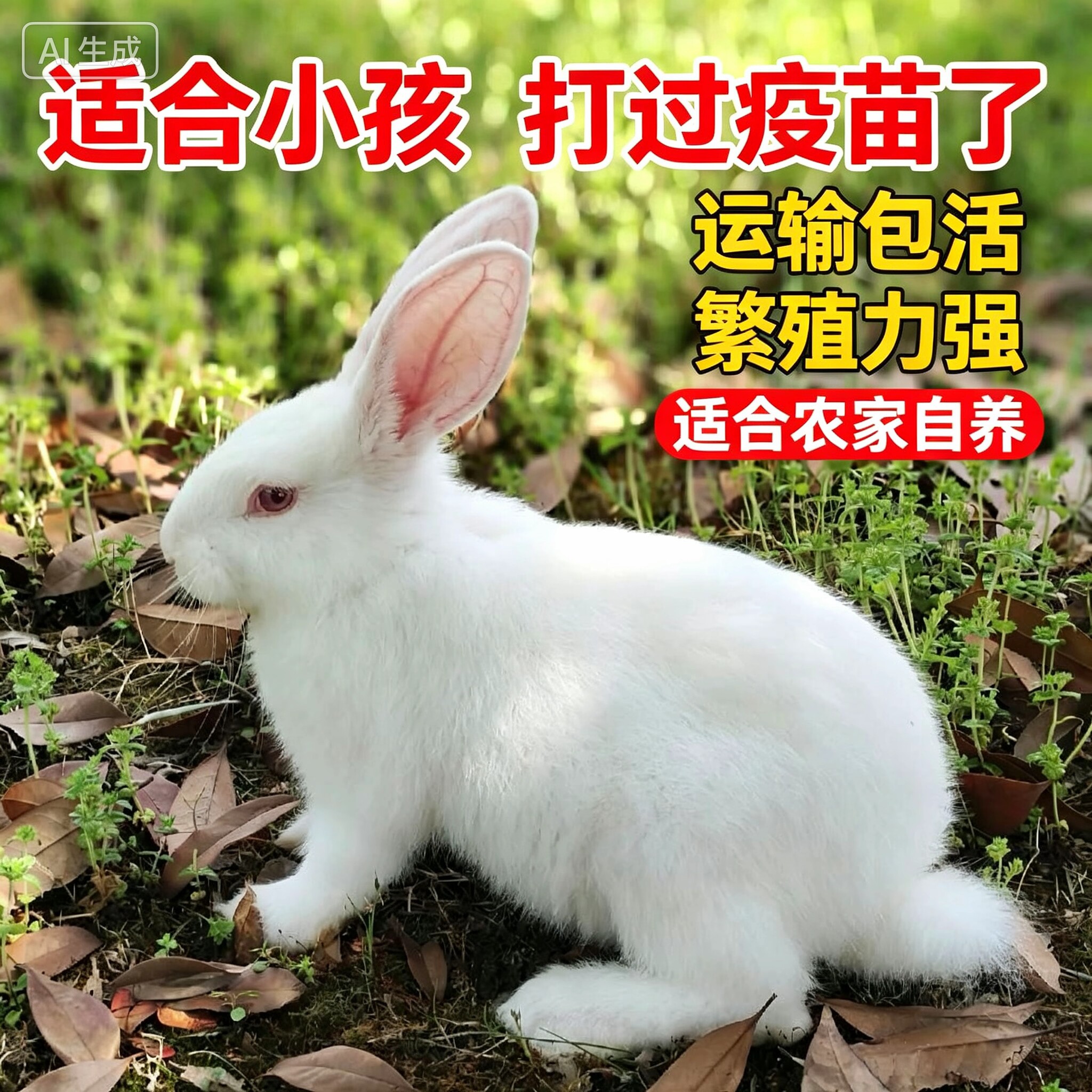 兔子活物肉兔大种兔幼崽图片