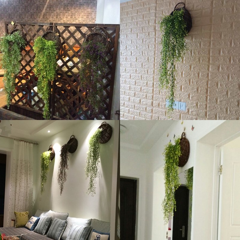 仿真金钟柳藤条假花塑料花吊篮壁挂植物花藤客厅阳台墙面装饰包邮在类目 家居饰品, 壁饰中 - 来自Buy2taobao.com提供专业的淘宝代购服务