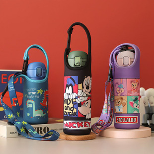 480 SE48保温杯360 600ML杯套手提卡通保护套 通用象印SM