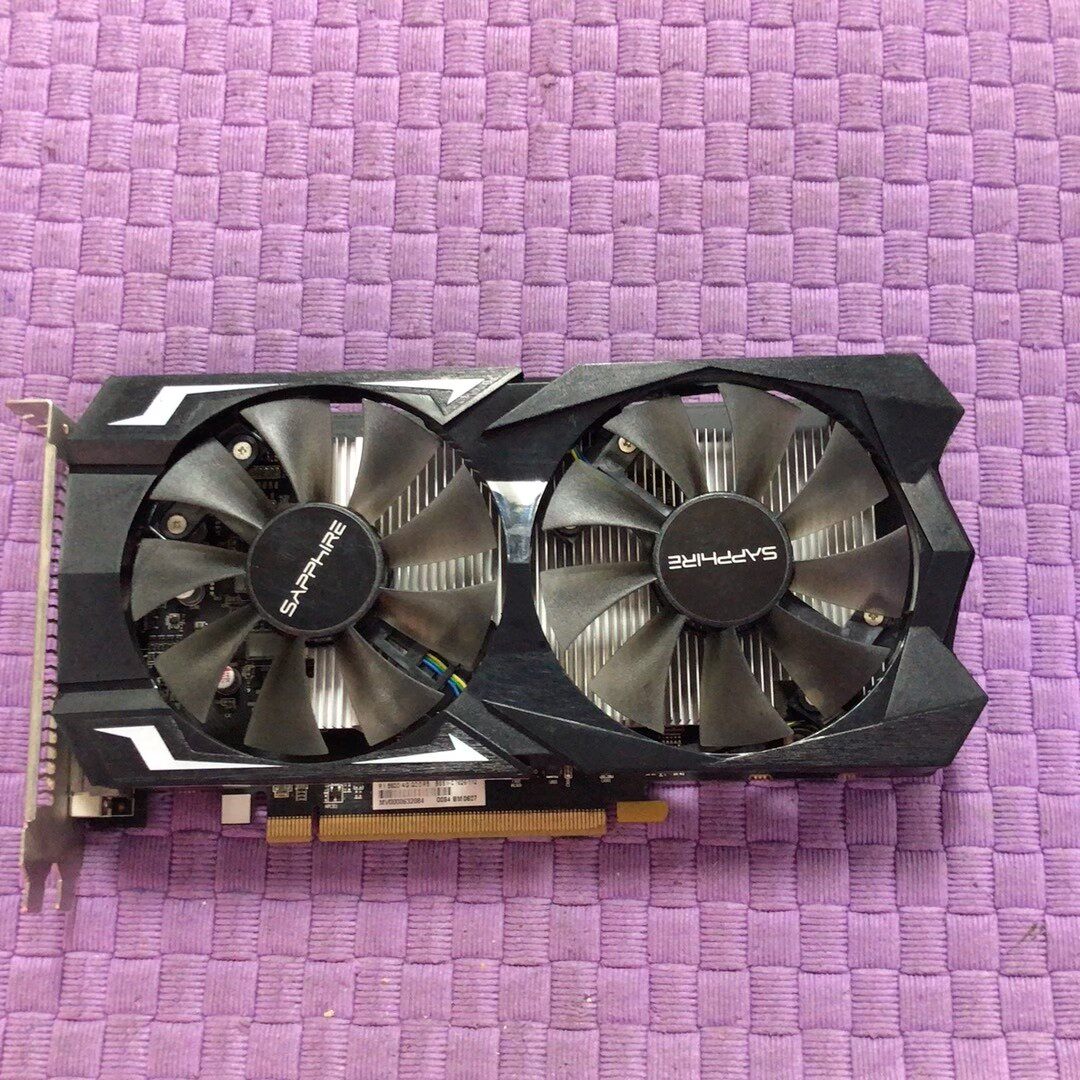 (议价)蓝宝石rx560 4g d5 白金版 性能测试稳定 实物图片