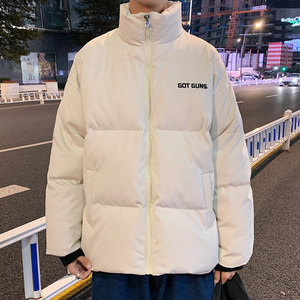 ！冬季加厚立领棉衣男简约百搭保暖棉服潮牌外套Y222P115图片
