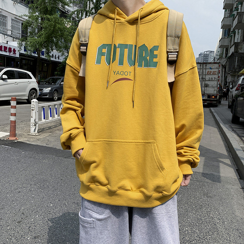 ！点击6%秋季男士连帽卫衣港风宽松大码外套WY201P38控58,男装卫衣,电商B220