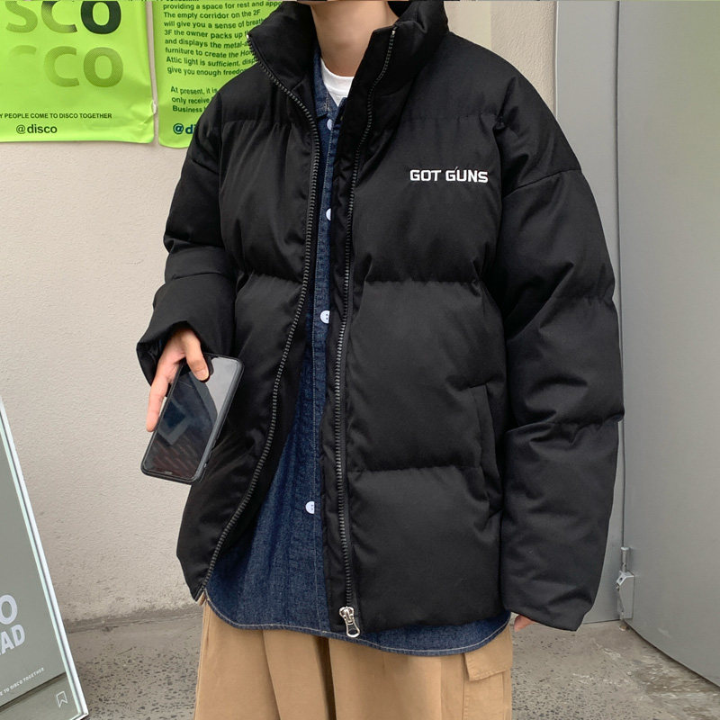 ！中性风冬季加厚立领棉衣男女同款潮流保暖棉服外套Y222P115,男装棉衣,电商B220
