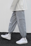 数据好！2023秋季新款九分男士学生束脚裤休闲裤子D2005P45控68，男装休闲裤，电商B220