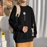 大！有版权2023秋冬圆领卫衣男港风日系大码上衣WY103P28，男装卫衣，电商B220