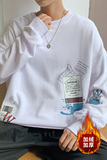 ！秋冬加绒加厚卫衣男保暖长袖打底衫WY111薄款P30加绒P38，男装卫衣，电商B220