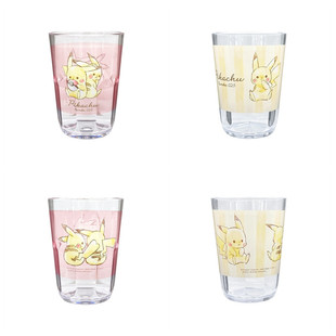 预售 口袋妖怪 Pikachu number025系列 皮卡丘 透明名树脂杯370ml