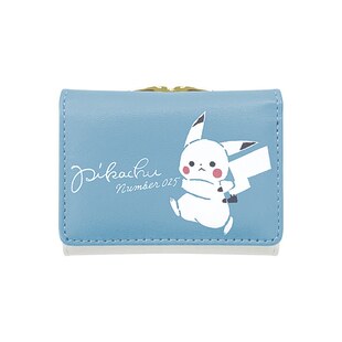 预售 精灵宝可梦 Pikachu number025系列 皮卡丘 迷你钱包 蓝色