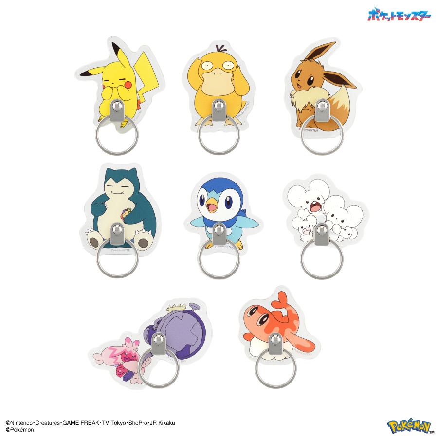 口袋妖怪皮卡丘手机指环