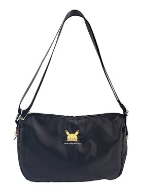 预售 Poke Peace 口袋妖怪 皮卡丘 黑色 单肩包