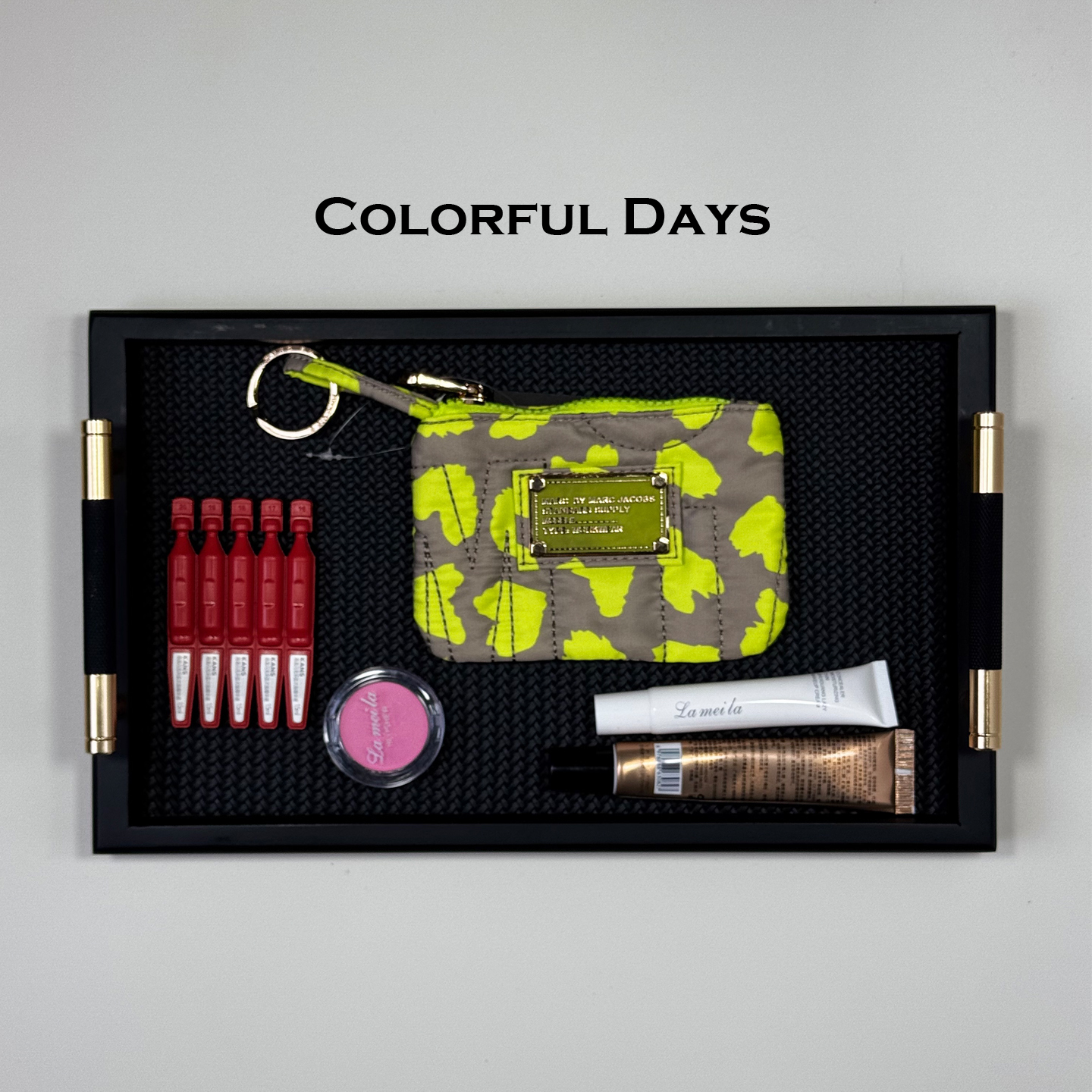 时尚零钱化妆包桃心女ins小众