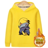 Утепленная толстовка для мальчиков, осенняя детская демисезонная толстовка с капюшоном, подходит для подростков, оверсайз, детская одежда