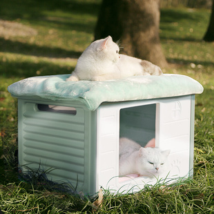 流浪猫户外窝猫窝室外防雨幼猫专用笼子封闭式冬季小型狗窝猫屋