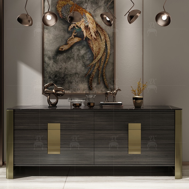 柜岩入户柜装k饰轻现代门厅奢后隔断轻玄关柜意板式奢斗柜柜玄关