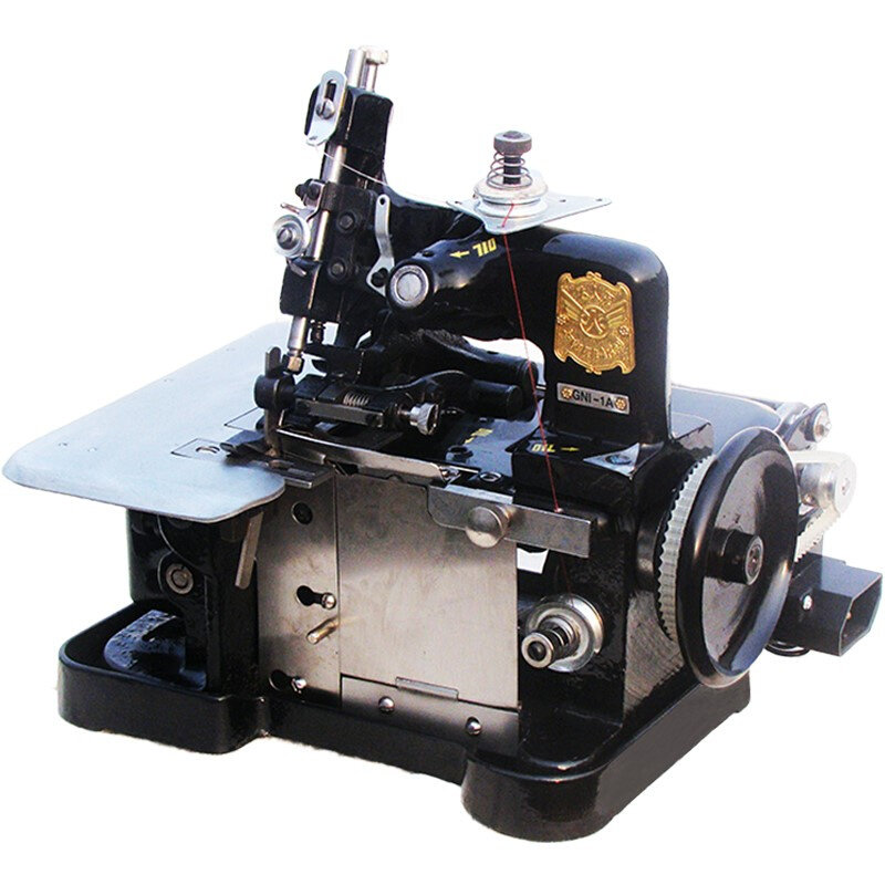 蝴蝶牌老式锁边机家用三线包缝拷边码边小型缝纫迷你电动台式