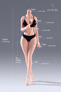 现货 YM艺美系列 YM501 1比6 女兵人钢骨包胶关节可动女素体