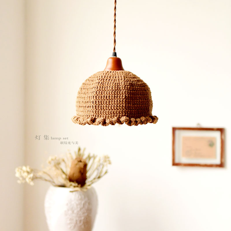 【灯集】复古编织吊灯 温暖日式 文艺 法式怀旧 乡村 度假 床头灯