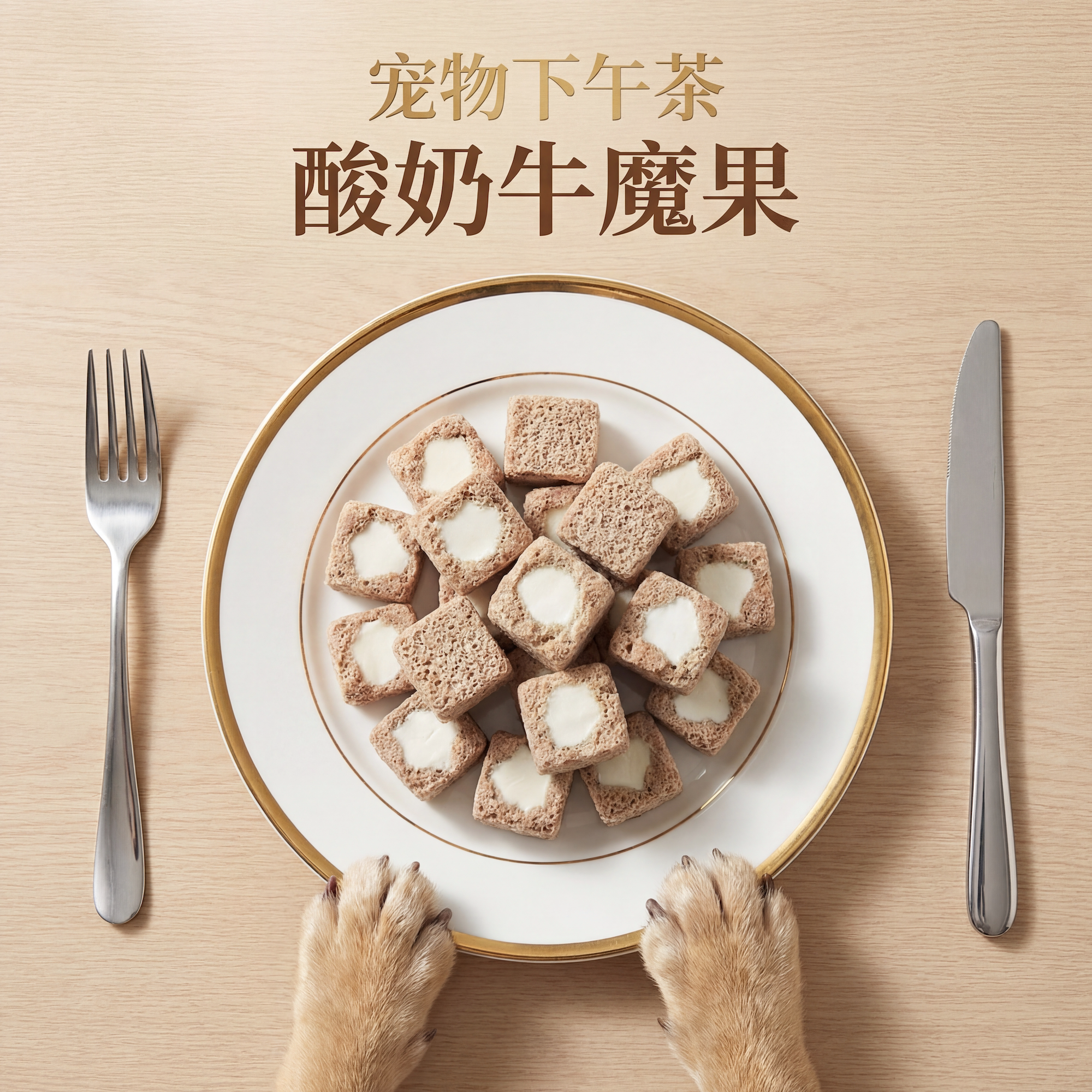 酸奶牛魔果宠物零食肉香与乳香完美邂逅0蔗糖酸奶助力肠道健康