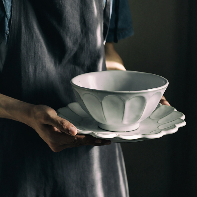 创意陶瓷vintage餐具粗陶碗盘