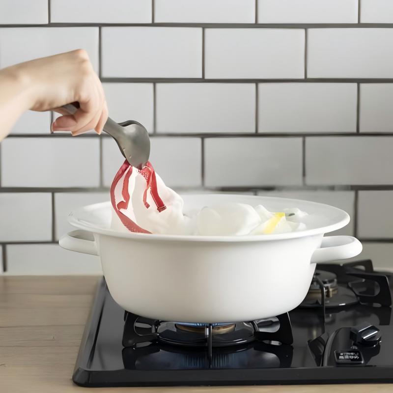 野田珐琅白珐琅盆可直火加热煮沸