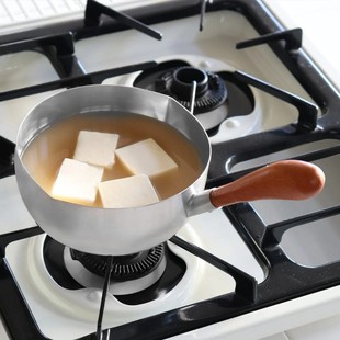 可爱松鼠尾小奶锅｜日本制相泽工房不锈钢迷你奶锅小汤锅13cm15cm