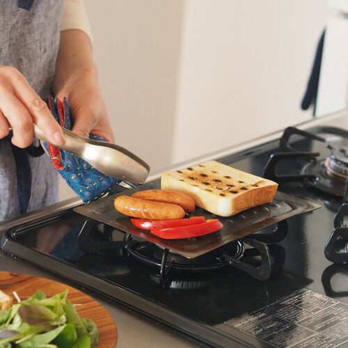 日本铁器作家手工波点土司烤盘