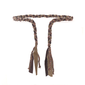 废土风美式 配饰 子时尚 女腰绳毛线拼色编织小众个性 百搭腰带配裤