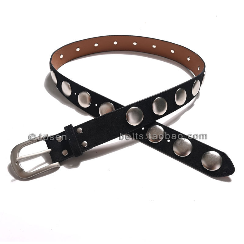 Y2K韩版复古铆钉男女通用个性绒面腰带配牛仔裤裙子百搭小众皮带,服饰配件/皮带/帽子/围巾,腰带/皮带/腰链,淘宝优惠券,粉丝福利购,淘宝优惠卷