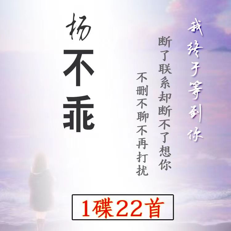 杨不乖音乐专辑歌曲车载CD光盘光碟歌碟唱片无损U盘优盘