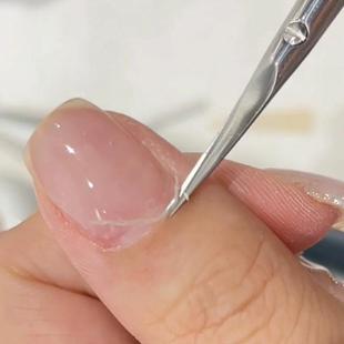 俄式死皮小剪刀美甲店专用工具弯头鹰勾去死皮钳专业指甲剪神器