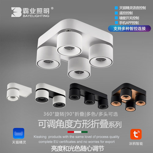 全光谱调光调色中性光天猫精灵