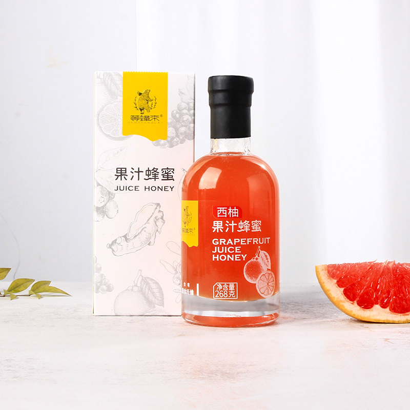 等蜂来水果味日式风味蜂蜜饮料西柚柠檬柚子蜂蜜茶饮