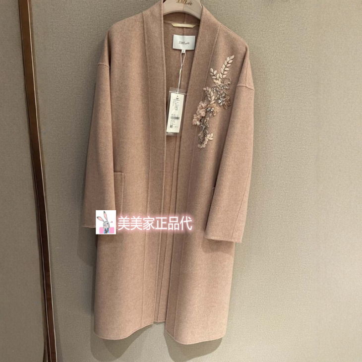 香港艾米尔XMLEE2025秋冬新款 羊绒大衣 X545D7288-13990