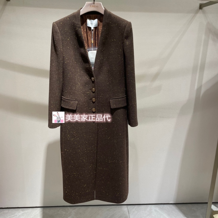 香港艾米尔XMLEE2025秋冬新款 羊毛大衣 X543D7179-7990