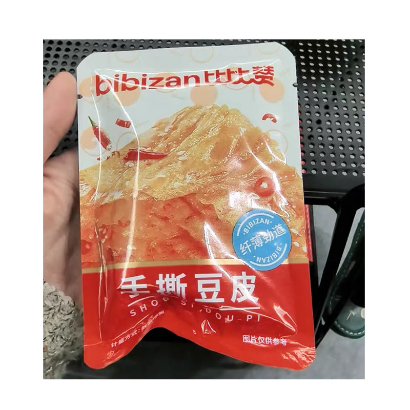 比比赞手撕豆皮辣条豆腐干辣味片网红麻辣儿时小零食小吃休闲食品