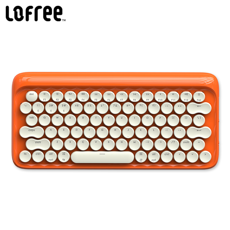 LOFREE/Âåì³ DOTÔ²µãÀ¶ÑÀ»úе¼üÅÌ MAC°ì¹«±Ê¼Ç±¾ÎÞÏßÊÖ»úÇàÖá