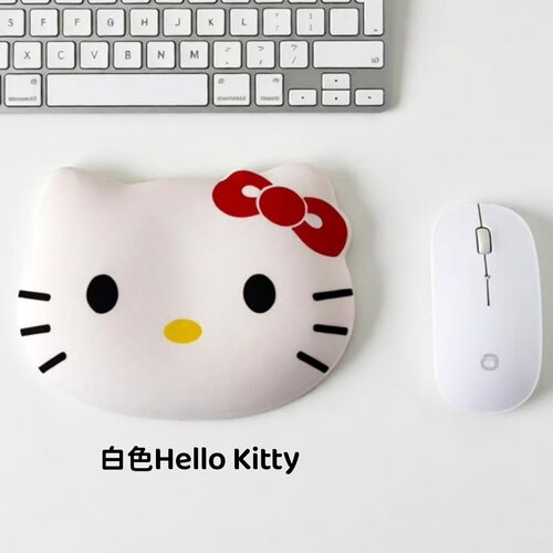 Hello Kitty护腕鼠标垫猫咪电脑办公可爱女生卡通硅胶手腕垫胶垫