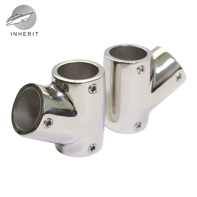 不锈钢60度左右斜三通1寸 内径25  316抛光 出口工业类精铸造管件