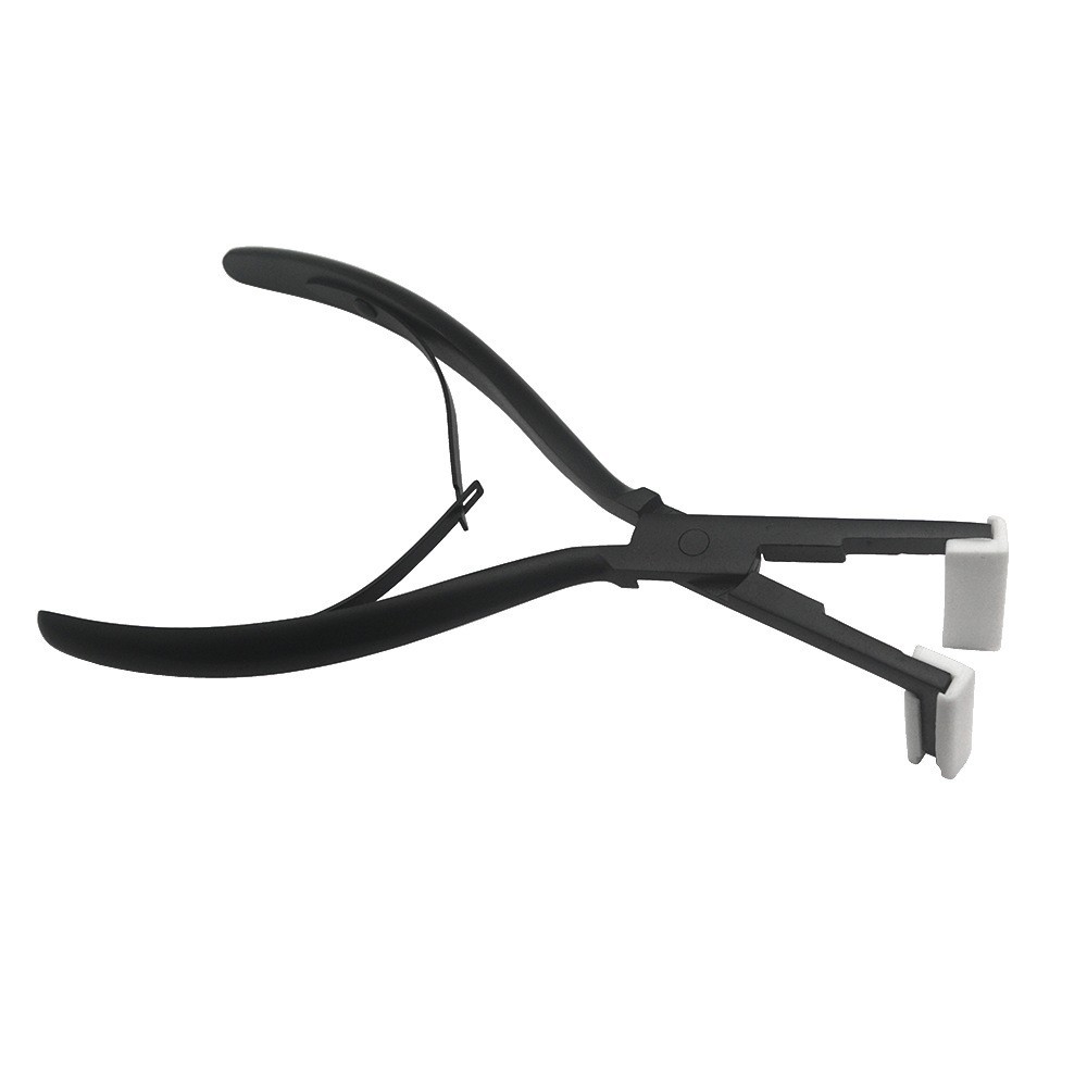 新款不锈钢胶片多功能接尖嘴钳接发工具专用钳驳发钳无痕网齿接发