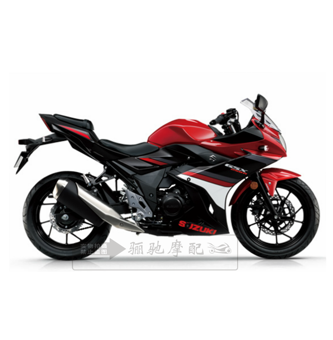 gsx250r abs摩托车黑红版 原厂贴花导流罩贴 车头贴 车尾贴