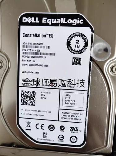 DELL PS4100 PS6000 EQ 2T SATA 02P4N9 ST2000NM0011 2P4N9硬盘