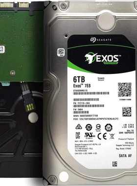 希捷银河ST6000NM0115 6T企业级硬盘7200转256M垂直6TB服务器
