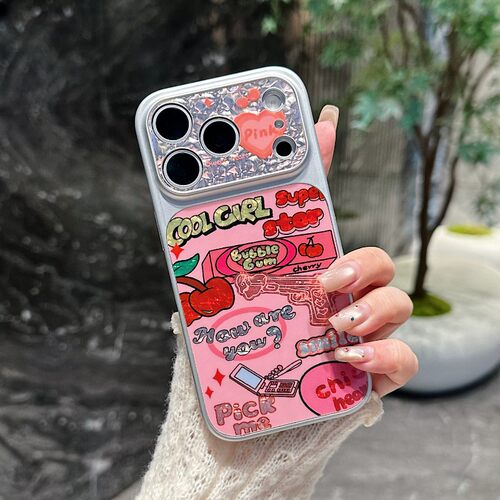 甜酷樱桃爱心适用iPhone17promax苹果16手机壳15pm可爱14新款13女12荣耀600三星s26小米17vivoS60华为p90OPPO