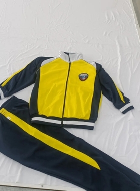 教育局直供大连金普区新区小学生男女校服春秋冬加绒黄色蓝色运动