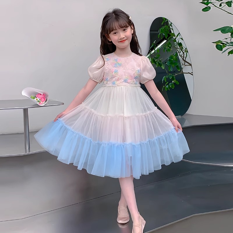 亲肤长裙夏季儿童网纱裙子