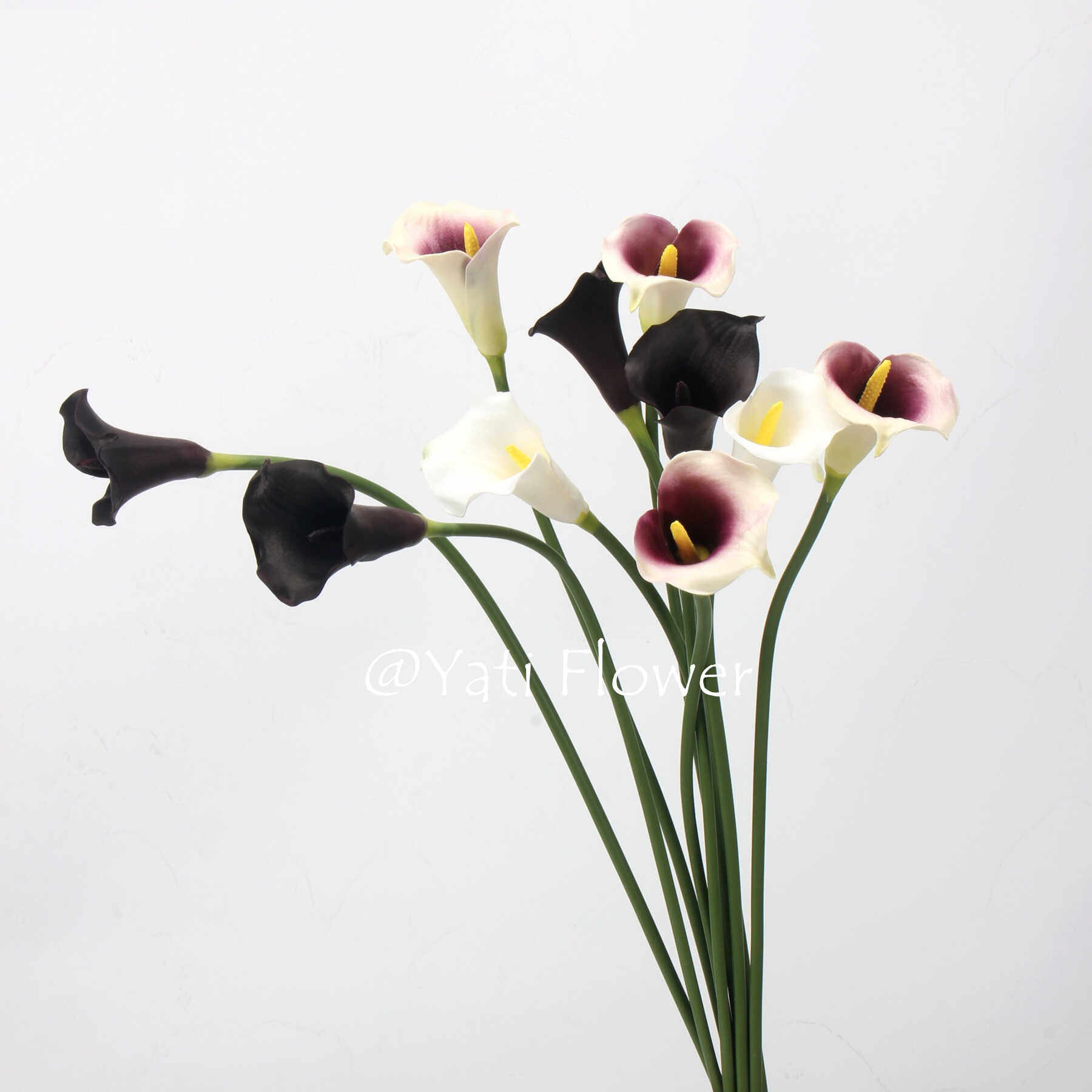 仿真花PU月牙马蹄莲 高品质海芋手感假花拍摄婚礼道具工厂直销,家居饰品,仿真花/假花,淘宝优惠券,粉丝福利购,淘宝优惠卷