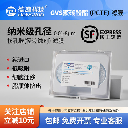 GVS聚碳酸酯滤膜脂质体纳米蚀刻