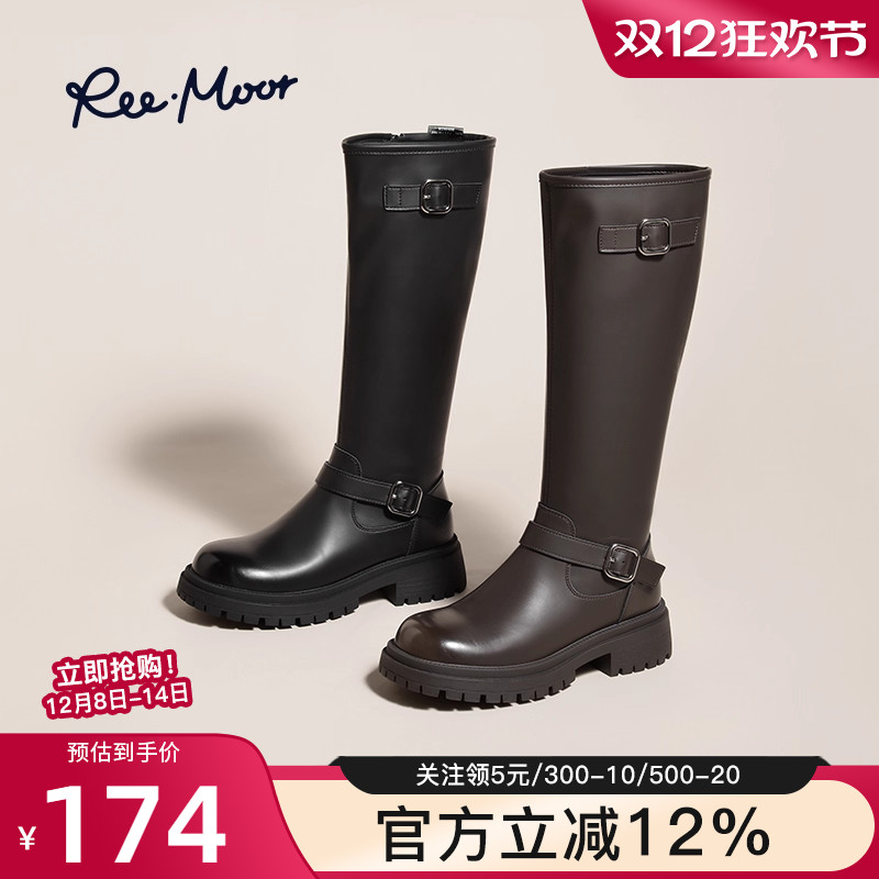 reemoor睿慕时装靴黑色