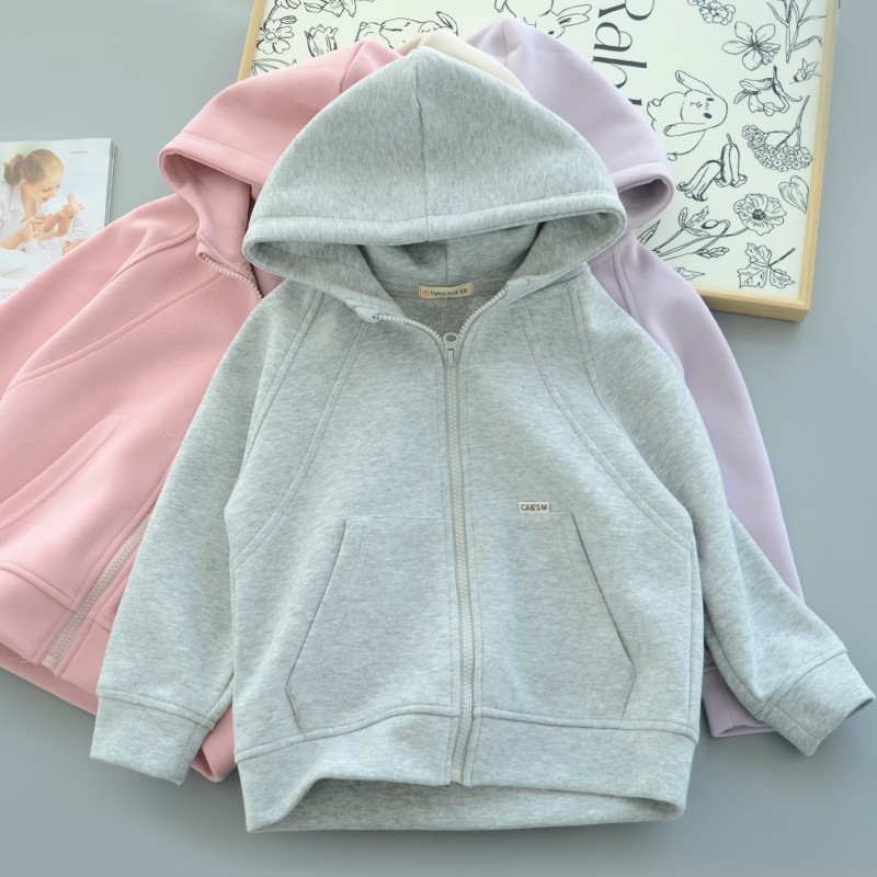 男女童秋冬新款保暖卫衣外套