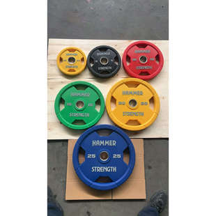 健身房同款高端悍马Hammer Strength PU手抓杠铃片